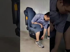 Aanpasbare luchtophanging vrachtwagenzitjes Lederen luchtrijden bestuurderszitje