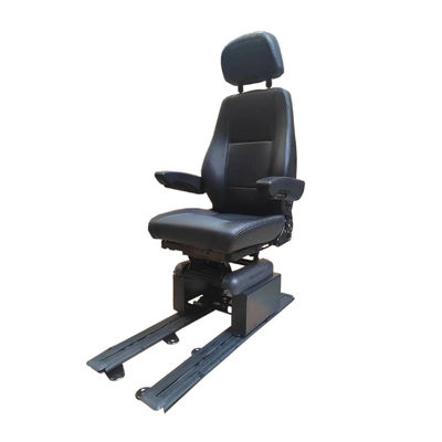 Zwarte Marine Air Ride-stoelen S802 Lederen luchtophangingsstoel