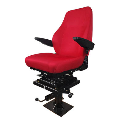 kopen Rode statische stoel S802 Roterende treinchauffeursstoel met regelaar online manufacture