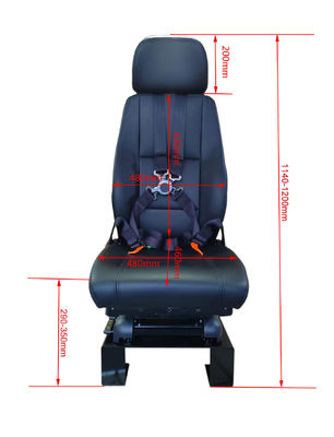 Static Seat S802 Mechanical Vehicle Seats Overhead Crane Seat