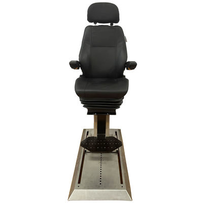 Slide Rail Marine Air Ride Stoelen Lederen Marine Schokdemperstoelen