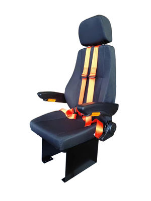 Geen ophangingssimulator Zwart PU leer Mechanische stoelen